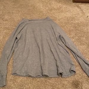Gray long sleeve